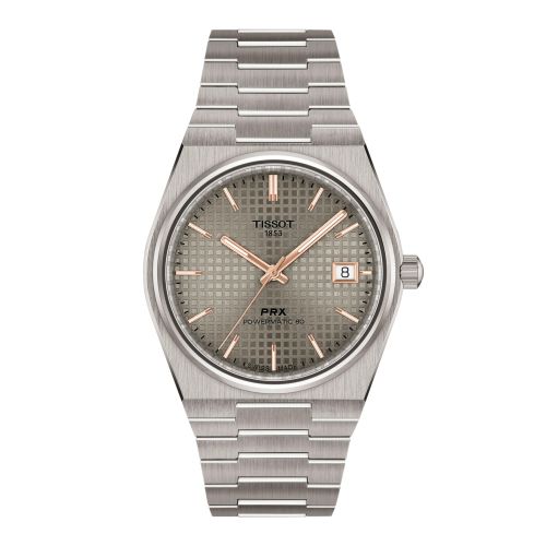 Tissot PRX Powermatic 80 38 Titanium / Brown